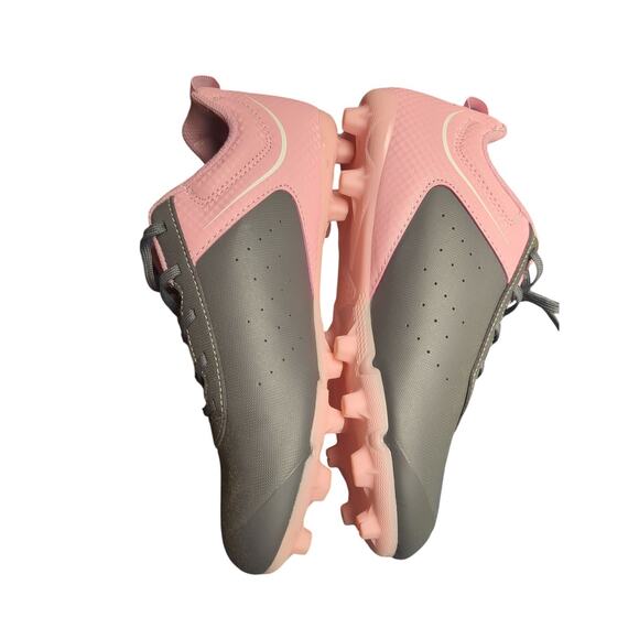 Adidas Rundown Baseball Molded Cleats Size 6 Gray Pink Low Profile Adult - Picture 5 of 7